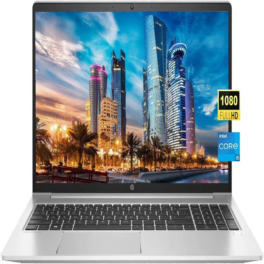 HP ProBook 450 G8, 15.6" Full HD Notebook Computer, Intel Core i5-1135G7, 40GB RAM 1TB SSD, Backlit keyboard, Webcam, HDMI, WiFi, Bluetooth, Windows 11 Pro, Wolf Pro Security Edition, Silver
