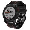 Abanen Quick Fit Watch Bands for Garmin Feinx 8 / epix Pro/Tactix 8 (51mm), Fiber Leather with Silicone Lining Stitches Soft Sweat-proof Strap for Enduro,Tactix Delta,Fenix 7X /6X/5X (Black) view 2