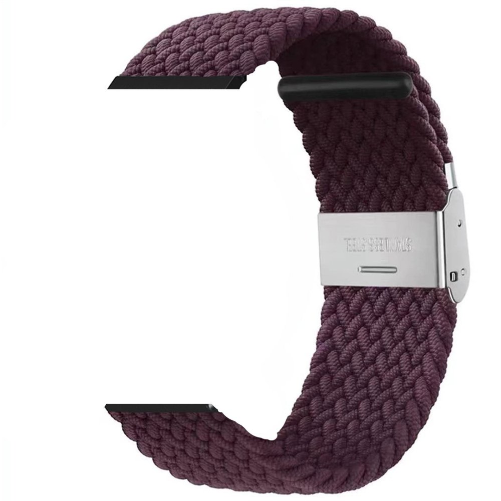 CZKE for Garmin Quickfit Watch Band 26mm Braided Nylon WatchBands (Color : Purple, Size : Quickfit 22mm)