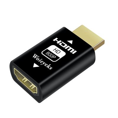 Woieyeks HDMI edid Emulator passthrough -1280x800@60Hz Default Resolution-HD MI Dummy Plug Headless Ghost Display Emulator for HDMI Switches/Extender/AV Receiver/Video Splitters etc