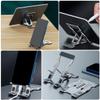 Mikikit Folding Mobile Phone Holder Portable Cell Phone Stand for Desk Lightweight Tablet Support for Office Bedroom and Living Room Use view 2