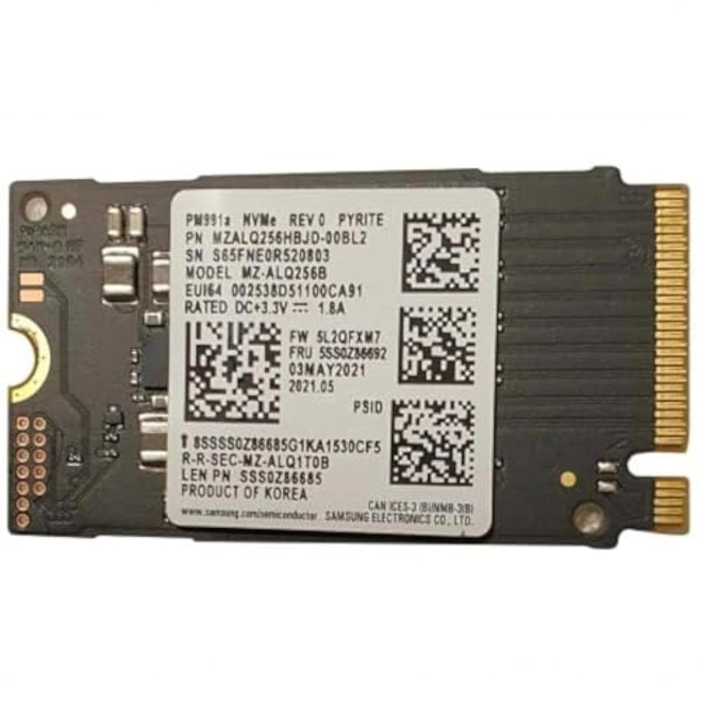 Smsug 256GB PCIe NVMe 2242 SSD (PM991A) (OEM)