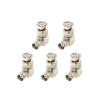 Alvin's Creativity Alvins Male to BNC Female Right Angle Connectors, 5 Pack BNC Connectors for Security Cameras|Extension Cable view 1
