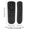1PCS Protective Silicone Remote Case for Dish Network 52.0 54.0 Remote Control, for Dish Hopper Remote Shockproof Anti-Lost Remote Cover with Loop (Black) view 2