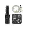 1080P HDMI USB Industrial Electronic Digital Video Microscope Camera & 500X C-Mount Lens Whit 56-LED Adjustable Ring Light view 1