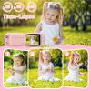 Kids Instant Camera, Mijiaowatch 12MP/1080P Kids Digital Print Camera, 3.5 Inch Print Cameras for Kids with Print Paper 32GB TF Card, Video Photo Recorder 3 in 1 Gift for Girls Boys Ages 3-14 (Pink) view 4