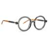 bullabulling Retro round Reading Glasses For Women Blue Light Blocking Oversized Eyeglass Frames Large lens (gray, 1.50, multiplier_x) view 3