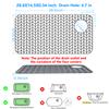 JIUBAR Sink Protectors for Kitchen Sink 12" 13" 16" 18" 19" 24" 26" 28" 29" 30" Silicone Sink mat| Silicone Kitchen Sink Mat Grid for Bottom of Farmhouse Stainless Steel(28.6"x 14.5"Gray) view 2