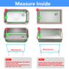 JIUBAR Sink Protectors for Kitchen Sink 12" 13" 16" 18" 19" 24" 26" 28" 29" 30" Silicone Sink mat| Silicone Kitchen Sink Mat Grid for Bottom of Farmhouse Stainless Steel(28.6"x 14.5"Gray) view 3
