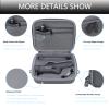 Flyekist Travel Case for DJI OM 6 - Portable Storage Bag Hardshell Carrying Case Fits DJI Osmo Mobile 6 Smartphone Gimbal Stabilizer and Accessories(Grey) view 3