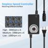 120mmx6 720mm Adjustable Computer PC Box Vent Fans 3V-12V Speed Controller for Flexible Arrange Cabinet Rack Space Window Wall Server Mining Rig Chicken Coop Exhaust Cooling view 2
