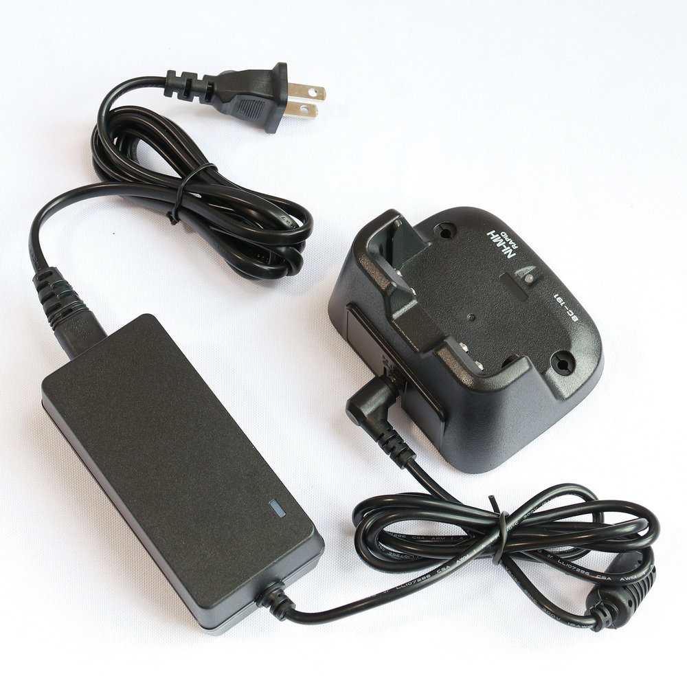BC-191 BC-192 Rapid Charger Compatible with IC-F3101D IC-F4101D IC-F3001 IC-F3210D IC-V80 F4103D F3002 F4002 F3003 F4003 IC-F27SR