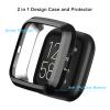 12 Pack Case for Fitbit Versa 2 with Screen Protector, Haojavo Soft TPU Full Protective Cover Ultra-Thin Scratch Resistant Slim Fit Plated Bumper for Fitbit Versa 2 Accessories view 2