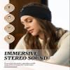 Perytong Sleep Headphones Bluetooth Wireless Sports Headband, Long Playtime Lightweight Headphones Hi-Fi Stereo Ergonomic ASMR Sleep Headphone Cool Gadget Gift for Men Women Black view 3