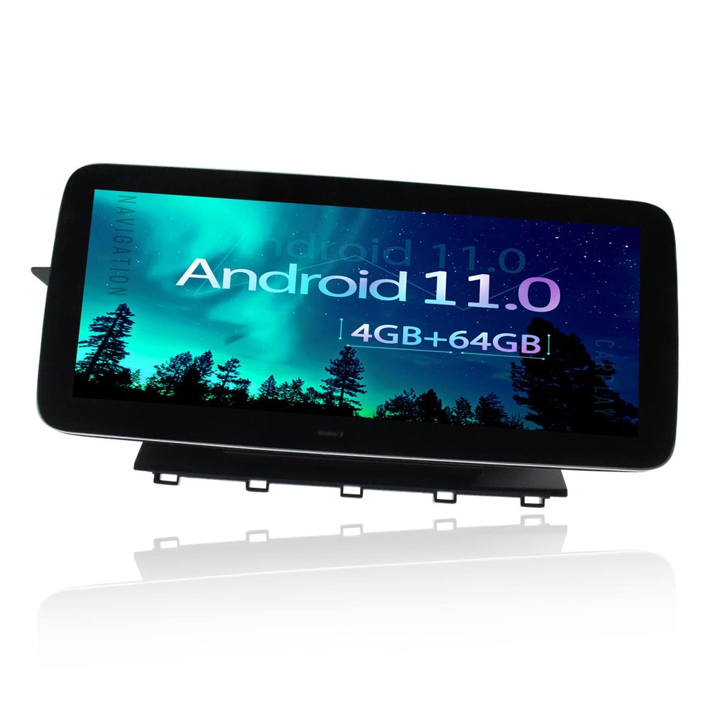 ZWNAV Android 11 Car Stereo 12.3" Touch Screen for Mercedes Benz GLK Class X204 GLK250 GLK300 GLK350 2008-2012, Qualcomm 8 Core, Wireless Carplay,NTG 4.0