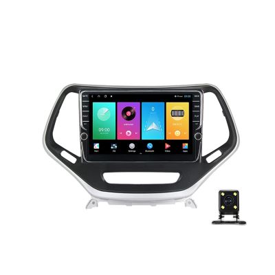 ZYLR Double Din Car Stereo with Bluetooth, 9 Inch Touchscreen Car Multimedia Receiver for Jeep Cherokee 5 KL 2014-2018 Car Audio MP5 Player with Backup Camera SWC Carplay FM Car Radio,K100s 1g+16g