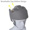 Thick Protection Helmet for Elderly Youth Kids Adults,Head Protection for Elderly Falls,Soft Helmet for Epilepsy Seizures Prevent Head Injuries,Safety Bump Cap,for Home Gardening (Gray Mesh Inner) view 3