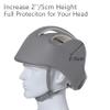 Thick Protection Helmet for Elderly Youth Kids Adults,Head Protection for Elderly Falls,Soft Helmet for Epilepsy Seizures Prevent Head Injuries,Safety Bump Cap,for Home Gardening (Gray Mesh Inner) view 4