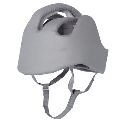 Thick Protection Helmet for Elderly Youth Kids Adults,Head Protection for Elderly Falls,Soft Helmet for Epilepsy Seizures Prevent Head Injuries,Safety Bump Cap,for Home Gardening (Gray Cloth Inner)