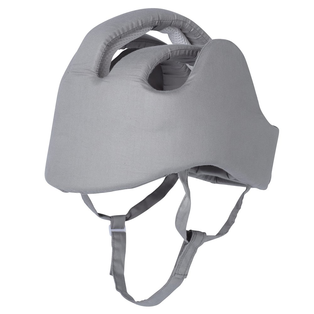 Thick Protection Helmet for Elderly Youth Kids Adults,Head Protection for Elderly Falls,Soft Helmet for Epilepsy Seizures Prevent Head Injuries,Safety Bump Cap,for Home Gardening (Gray Cloth Inner)
