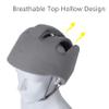 Thick Protection Helmet for Elderly Youth Kids Adults,Head Protection for Elderly Falls,Soft Helmet for Epilepsy Seizures Prevent Head Injuries,Safety Bump Cap,for Home Gardening (Gray Cloth Inner) view 3
