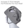 Thick Protection Helmet for Elderly Youth Kids Adults,Head Protection for Elderly Falls,Soft Helmet for Epilepsy Seizures Prevent Head Injuries,Safety Bump Cap,for Home Gardening (Gray Cloth Inner) view 4