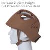 Thick Protection Helmet for Elderly Youth Kids Adults,Head Protection for Elderly Falls,Soft Helmet for Epilepsy Seizures Prevent Head Injuries,Safety Bump Cap,for Home Gardening (Khaki Cloth Inner) view 4