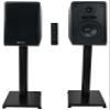 Rockville ELITE-5B Bundle: 5.25" Powered Bookshelf Speakers 200W RMS / 800W Peak, Bluetooth, RS21B 21 in Steel Speaker Stands, Remote & Power Cable Included, 2-Items view 1