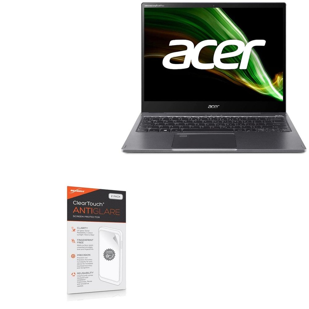 BoxWave Screen Protector Compatible with Acer Spin 5 (SP513-55N) - ClearTouch Anti-Glare (2-Pack), Anti-Fingerprint Matte Film Skin