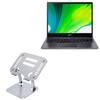 BoxWave Stand and Mount Compatible with Acer Spin 5 (SP513-54N) - Executive VersaView Laptop Stand, Ergonomic Adjustable Viewing Angle Metallic Riser - Metallic Silver view 1