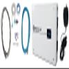 Rockville Krypton MF3 Bundle: 1600-Watt Peak 4-Channel White Marine Amplifier, RMWK4 4 AWG Gauge Waterproof Amp Install Wire Kit, 2-Items view 1