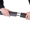 Cable Man 3-Channel Residential Cord Protector and Cable Organizer with Connectors, 6 Foot, Black view 4
