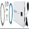 Rockville Krypton MF4 Bundle: 2400W Peak 4-Channel White Marine Class-AB Amplifier, RMWK4 4 AWG Waterproof Marine Amp Install Wire Kit, for Boat Audio Systems, 2-Items view 1