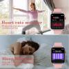 PJYUBVOR 1.9" Smart Watch for Women - Bluetooth Call Fitness Tracker with Heart Rate/Sleep Monitor/Menstrual Reminder, DIY Watch Face Waterproof Smartwatch Compatible with Android iPhone (Pink) view 4