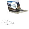 BoxWave Stand and Mount Compatible with Acer Swift 1 (SF114-33) - Pocket Aluminum Stand 3-in-1, Portable Multi Angle Viewing Riser - Metallic Silver view 1