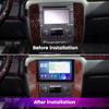 FELLOSTAR for GMC Yukon Chevy Tahoe Suburban Silverado 2007-2012 Radio Upgrade with Carplay & Android Auto 8-Core 2G RAM + 32G ROM Car Stereo 9-Inches QLED Touch Screen Head Unit with GPS Navigation view 2