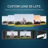 FEELWORLD D71 Plus-H Dual 7 Inch 3RU Broadcast Rack Mount Monitor with Waveform LUT IPS 1920x1200 HD LCD Screen HDMI AV Input and Output view 2