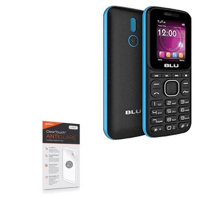 BoxWave Screen Protector Compatible with BLU Z4 Music - ClearTouch Anti-Glare (2-Pack), Anti-Fingerprint Matte Film Skin