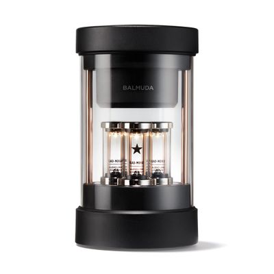 BALMUDA The Speaker | Portable Bluetooth Speaker | 3D Crystal Sound & LED Light Show | Rechargeable | USB-C | 3 Light Modes: Candle, Ambient, & Beat | 7-Hour Playtime for Live Concert Feel at Home