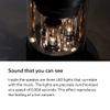 BALMUDA The Speaker | Portable Bluetooth Speaker | 3D Crystal Sound & LED Light Show | Rechargeable | USB-C | 3 Light Modes: Candle, Ambient, & Beat | 7-Hour Playtime for Live Concert Feel at Home view 4