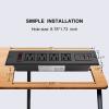 20W Mountable Power Strip USB C Recessed Power Strip USB-C Fast Charge 4 Outlet 3 USB Multiple Protection Built in Conference Desk Counter Workbench for PC Home Electric Appliance (USB C Black) view 2