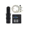 1080P Industrial VGA Digital Electronic Video Microscope & 180X C-Mount Lens Whit 56-LED Adjustable Ring Light For Lab Phone PCB BGA CPU Repair Soldering view 1