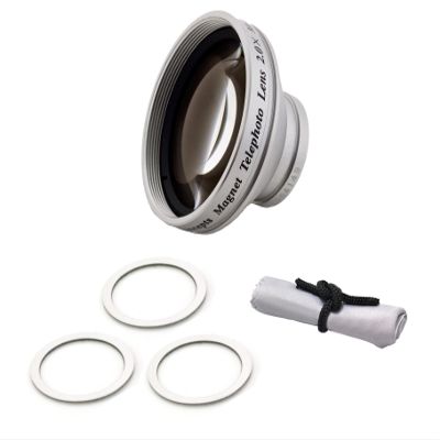 2.0X Telephoto (Modification Style) Magnetic Lens Compatible with Kodak Zx1