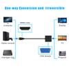 QINGLER HDMI to VGA, Gold-Plated HDMI to VGA Adapter (Male to Female) for Computer, Desktop, Laptop, PC, Monitor, Projector, HDTV, Chromebook, Raspberry Pi, Roku, Xbox and More - Black, 3 Pack view 2