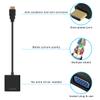 QINGLER HDMI to VGA, Gold-Plated HDMI to VGA Adapter (Male to Female) for Computer, Desktop, Laptop, PC, Monitor, Projector, HDTV, Chromebook, Raspberry Pi, Roku, Xbox and More - Black, 3 Pack view 3