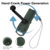 MOLEBIT Hand Crank Flashlight with Emergency Radio LED Torch Phone Charger view 4