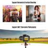 Andoer Q160H Portable Camera Tripod Horizontal Mounted Professional Travel Tripod with 360 Panoramic Ball Head Universal for DSLR ILDC Cameras DVS Smartphones Max Charge 5kg view 3