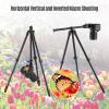 Andoer Q160H Portable Camera Tripod Horizontal Mounted Professional Travel Tripod with 360 Panoramic Ball Head Universal for DSLR ILDC Cameras DVS Smartphones Max Charge 5kg view 4