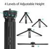 Andoer Mini Metal Tripod Aluminium Alloy Desktop Stand with 1/4 Inch Screw for DSLR ILDC Camera Camcorder Projector view 2