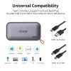 SSK Portable SSD 500GB External Solid State Drives, up to 1050MB/s USB C SSD External Hard Drive USB 3.2 Gen2 for iPhone 15/Pro, Windows, Mac, Android Phones and Tablets view 4